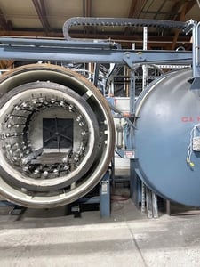 24" width x 36" L x 24" H, C.i.hayes, 1450°F electric vacuum furnace