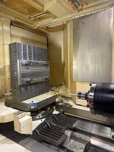 Okuma #MB-8000H, CNC horizontal machining center, 51.1" X, 43.3" Y, 49.2" Z, 12000 RPM, #50, 50 HP, 4-Axis