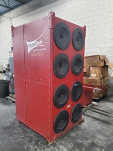 1920 sq.ft., MicroAir #RP8, dust collector, 8 cartridge type filters, new, never installed, 2005