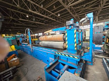72" x 8" Strilich Injector Slitter Heads, .017" - .135" gauge range, 30 HP, 1750/2300 / 500V Baldor DC Motor