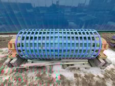 Luff Industries tail spiral flat conveyor pulley CV02, CV03, like new