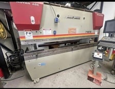 100 Ton, Accurpress #710010, CNC Press Brake, 10' overall, 100" between housing, 8" stroke, 10" throat