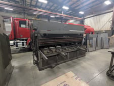 1/4" x 10' HTC #250-10A, hydraulic shear, 36" front operated power back gauge, squaring arms, electric foot