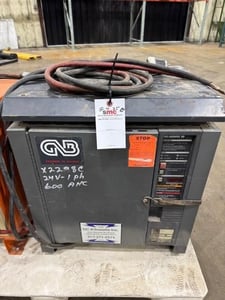 GNB #FER100-12-600-SI, Battery Charger, 208/240/480 AC Volts, 1 PH, S/N 93G0378F, FER100-12-600 SI