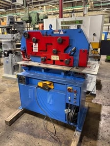 Kingsland #50XA, Ironworker, 50 ton, 7" throat, 4" angle, 4 HP, S/N 788896, 50XA