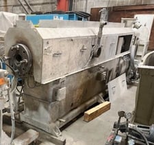 4.5" Prodex, Side Vented Extruder, 32:1 L/D, electric heat, closed loop water cooled barrel, w/ Lufkin "
