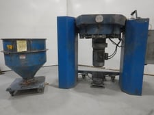 1000 Liter Matcon, High Intensity Mixer, 56" diameter x 28" straight side, (4) Removable Bowls, 35/45 HP