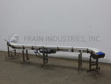 Image for Span Tech #S-CURVE, Conveyor Table Top, 8-1/2" x 190" flexlink, 19" into curve, 135" between, 35" out, 3/4 HP, 1735 RPM