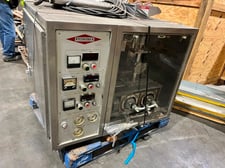 Fitzpatrick #L83, Stainless steel chilsonator, 1.5" wide x 8" dia. rolls, vertical/horizontal feeders