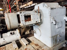 7.87" Monsanto Troester, 200mm cold feed rubber extruder, 20:1 L/D, 41.7:1 gearbox ratio