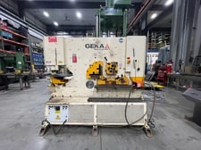 8" x 8" x 3/4" Geka #Hydracrop-165S, ironworker, 165 ton