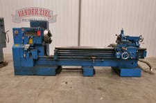 24"/54" x 96"/132" LeBlond, sliding gap bed lathe, 4-jaw 18" chuck, taper attachment