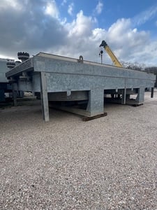 2548 sq.ft., 2000 psi, Smithco #1F34-140-2, air fin coolers, Carbon Steel, 150°F, 1" od tubes, (2) 30 hp