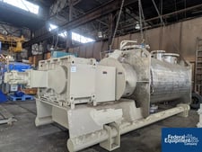 Littleford #VT-6000D, Stainless Steel Mixer, 50 psi and full vacuum @ 330 f internal, jacketed 90 psi @ 330