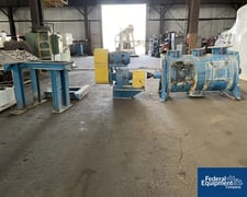 Littleford #FKM-1200E, Carbon Steel, 42 cu.ft., 29.4 cu ft working capacity, 30 HP, jacketed for 14.9 psi at