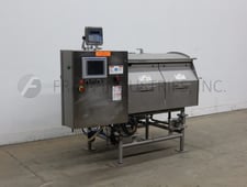 Mepaco #TBD170, Horiz Paste Mixer, 316 Stainless Steel, dual trough, 33" width x 53" L x 24" D, 8" straight