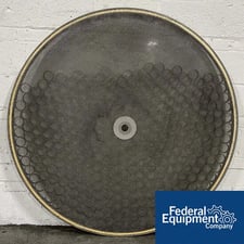 60" Sweco 10 MIL/6-Mesh Self-Cleaning Screen for Sweco Sifter