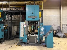 66 Ton, Cincinnati #66-DCII-4-1/2, compacting press, 4.5" stroke, 36" x 36" bed, 16" daylight, 7.5 HP