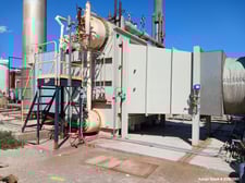 HRSG complete plant, Rentech Cross Flow, Two-Drum Heat Recovery Steam Generator System, 200 psig @ 500°F