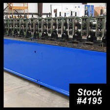 24 Stand, Dahlstrom #400-18UD/400-6UD, rollformer, 1-1/2" shaft diameter, 14" roll space, 13.5" horizontal