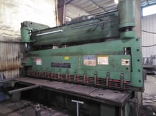 5/8" x 12' Cincinnati #5FL12, hydraulic shear, 18" throat, 1976