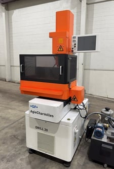 Agie Charmilles #Drill-20, 11.8" x15.7" Tbl, 11.8" X, 7.8" Y, 11.8" Z, 7.78" Drilling Depth, 2011