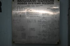 36000/48000/60000 kVA, 69000/39837 GRDY Primary, 13200 Delta Secondary, Mcgraw Edison Substation