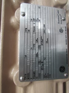 250 HP 3600 RPM General Electric, Frame 508/509LS, TEFC, BB, new, 2300/4000 Volts