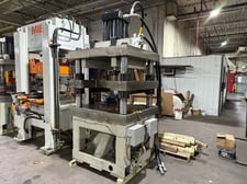 35 Ton, AIM, Hydraulic Press, 36" width between cylinders, 46.5" Bed length