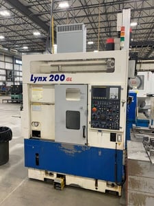Daewoo Doosan Lynx #200B, CNC lathe, 18" swing, 8" chuck, 3-jaw, 1.7" bar, 20" centers, 11" dia., 11.8" lgth