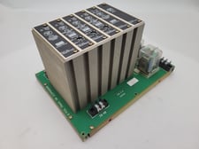 Westinghouse, 223P669H03, automatic transfer switch Chassis PLC Module Rack 6 Slot with 3 Relay Modules