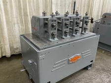 4 Stand, Tishken #4-MW-2, rollformer, 2" arbor diameter, 10" roll space, 3/8" spindle keyway