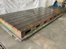 169" x 85-3/4" x 12-1/2", T-slotted floor plate