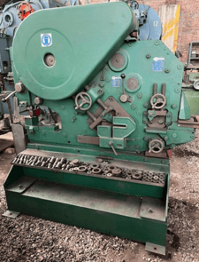 Mubea #KBL-13, 50 ton, 42mm round bars capacity, 38mm square, 75x10mm angles, coper/notcher, electric foot