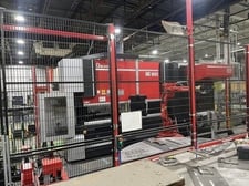 110 Ton, Amada #HG-1003ARS, hydraulic press brake, AMNC 3i CNC Control, 6-Axis, 10.2' OA, 106.3" between