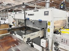 Bobst #142E, die cutter with stripping capability, 19"/40" x 27"/55" size, 1992