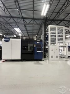 HSG #G4020V 6G, 30000 watt Raycus fiber laser with store4020 6 shelf automation, new