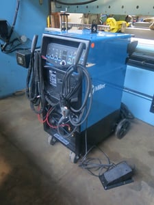 Miller #Syncrowave-250DX, TIG Welding Machine, built in cooler, torch, pedal, & welding rod