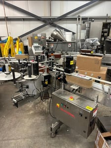 Quadrel #Econoline-E100, pressure sensitive labeler, Stainless Steel, 2019