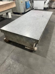 96" x 48" x 14" Granite Surface Combustion plate with drilled & tapped holes