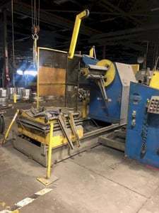 10000 lb. Coe Press Equipment, 24" x .210" Servo Feedline
