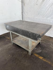 36" x 60" x 8" Granite Surface Combustion plate w/ stand