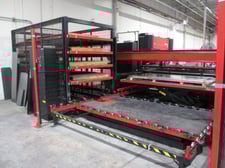33 Ton, Amada #EMK-3510NT punching cell, 50" x 120" table, 58 station, 4 automatic index, 2007