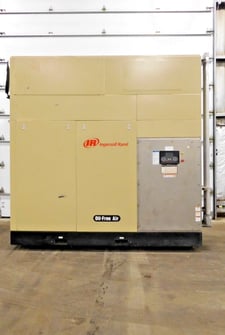 1264 acfm, 125 psig, Ingersoll-Rand #H300, rotary screw air compressor, 350 HP, 4000 V.