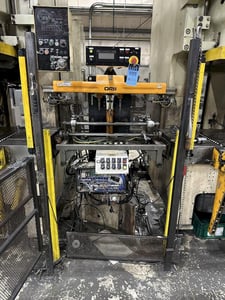 Orii, RYN120SISX, 2-Axis press transfer robot, 47.24" feed length, 3.93" vertical stroke, Mitsubishi PLC, 2017