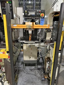 Orii, RYN120SISX, 2-Axis press transfer robot, 47.24" feed length, 3.93" vertical stroke, Mitsubishi PLC, 2018