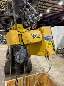 .5 Ton, Yale #KEL-1/2-15KG15S1, Electric Chain Hoist, S/N K-126025, KEL-1/2-15KG15S1