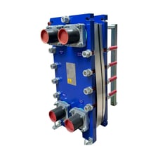 109 sq.ft., Alfa-Laval #M10-BWFD, Plate Heat Exchanger, 300/150 PSI @ 200&deg;F, 2015