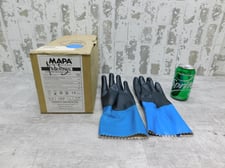 12 NEW Pair Mapa Stanzoil Neoprene Glove, 12" L, Large, NL-34, 334948 NEW