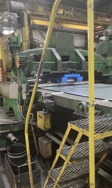 72" x .187" McKay, Cut-To-Length line, 20000 lb., 16"-24" ID, 72" OD, 150 FPM, L to R, wentry coil car, dual